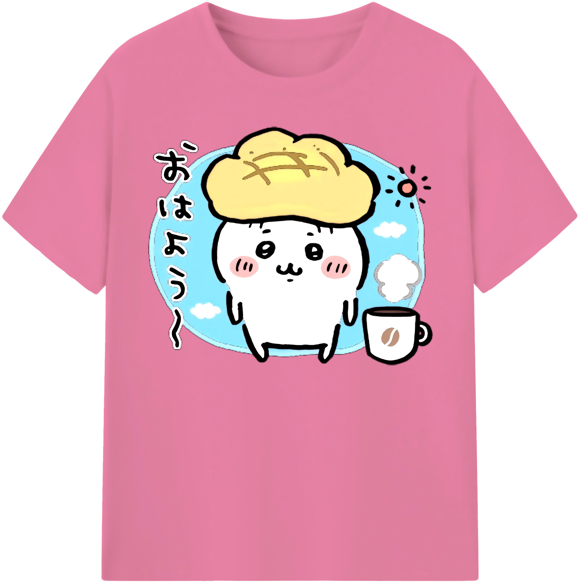 （画像用） ちいかわ ちいかわ Chii-kawa chiikawa 綿100％半袖Tシャツ（フロントプリント）